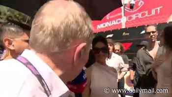 'Rude' Kim Kardashian blasted over toe-curling encounter with iconic TV reporter at Monaco Grand Prix: 'Pure arrogance'