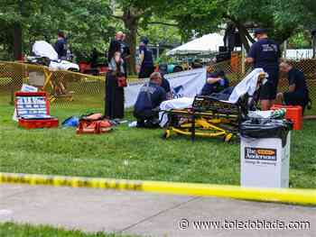 Police continue search for 2 shooters after 12 shot near Old West End Festival