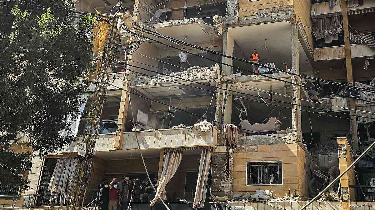 Vorort südlich von Beirut: Israel greift dicht bebaute Hisbollah-Hochburg an