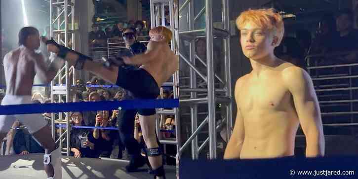 Angelina Jolie & Brad Pitt’s Son Knox Competes in Muay Thai Fight (Photos)