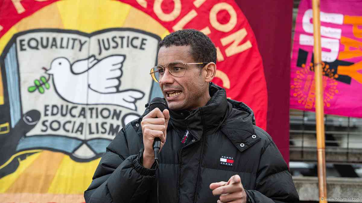 Union baron threatening winter of national school strikes while urging teachers to shun weekend marking is on six-figure pay package worth almost as much as Prime Minister's salary