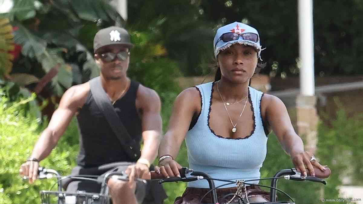 Arsenal star Bukayo Saka unwinds in Miami with fiancée Tolami Benson as he finally joins England for World Cup preparations after league triumph and his documentary premiere