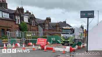 Sinkhole outside chip shop has 'cut trade in half' - owner