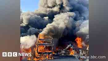 Fire that destroyed 36 buses thought to be arson
