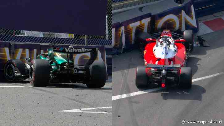 [VIDEOS] Stroll y Leclerc chocaron en la misma curva del GP de Mónaco