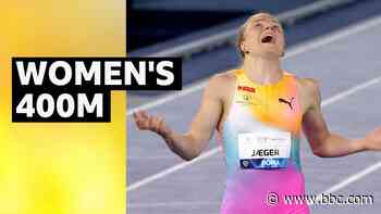 Hodgkinson seventh as Jaeger wins women's 400m