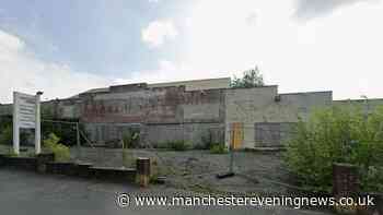 The derelict garage in Littleborough where problems are getting worse