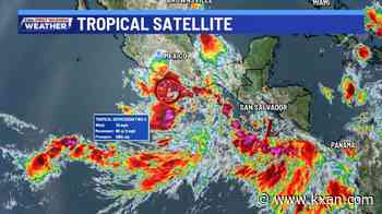 Tropical Depression Two-E forms in the Eastern Pacific