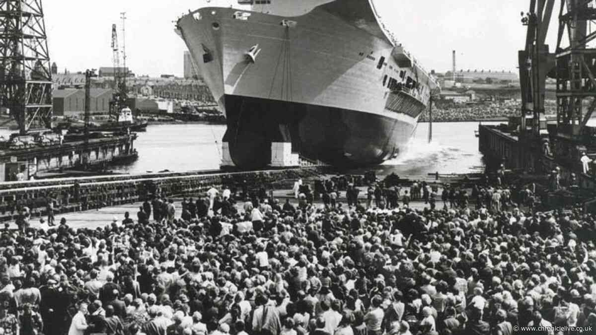 HMS Ark Royal - another great ship that was built at Swan Hunter on the River Tyne