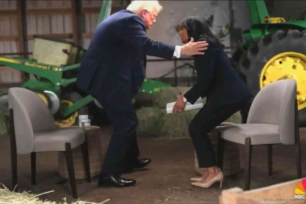 Trump storms out of NBC interview after being fact-checked about his $1.8B ‘slush fund’ and election fraud