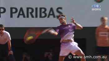 Cobolli returns serve with 'superb' winner
