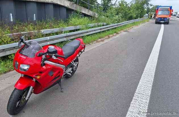 FW Sonsbeck: Zwei Einsätze: Sturmschaden und Verkehrsunfall auf der A57