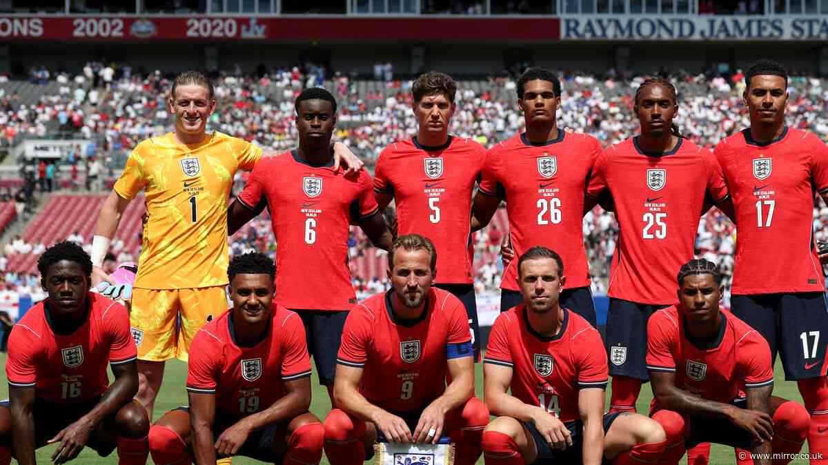 England fans baffled by error-riddled 'team sheet' before World Cup 2026 opening friendly match