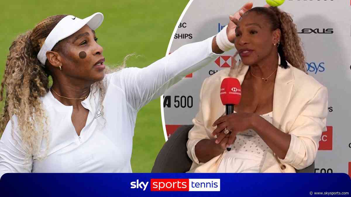 Williams on shock return to tennis: I don't need to win, I have nothing to prove