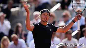 Zverev wins French Open title after dramatic five-set win against Cobolli