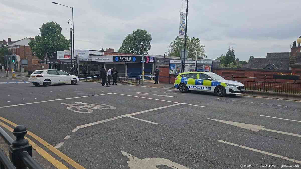 Man taken to hospital following Urmston town centre assault