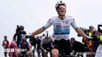 Vollering wins after Giro queen stage shortened