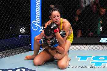 Former ring girl surprised with scorecards in UFC debut