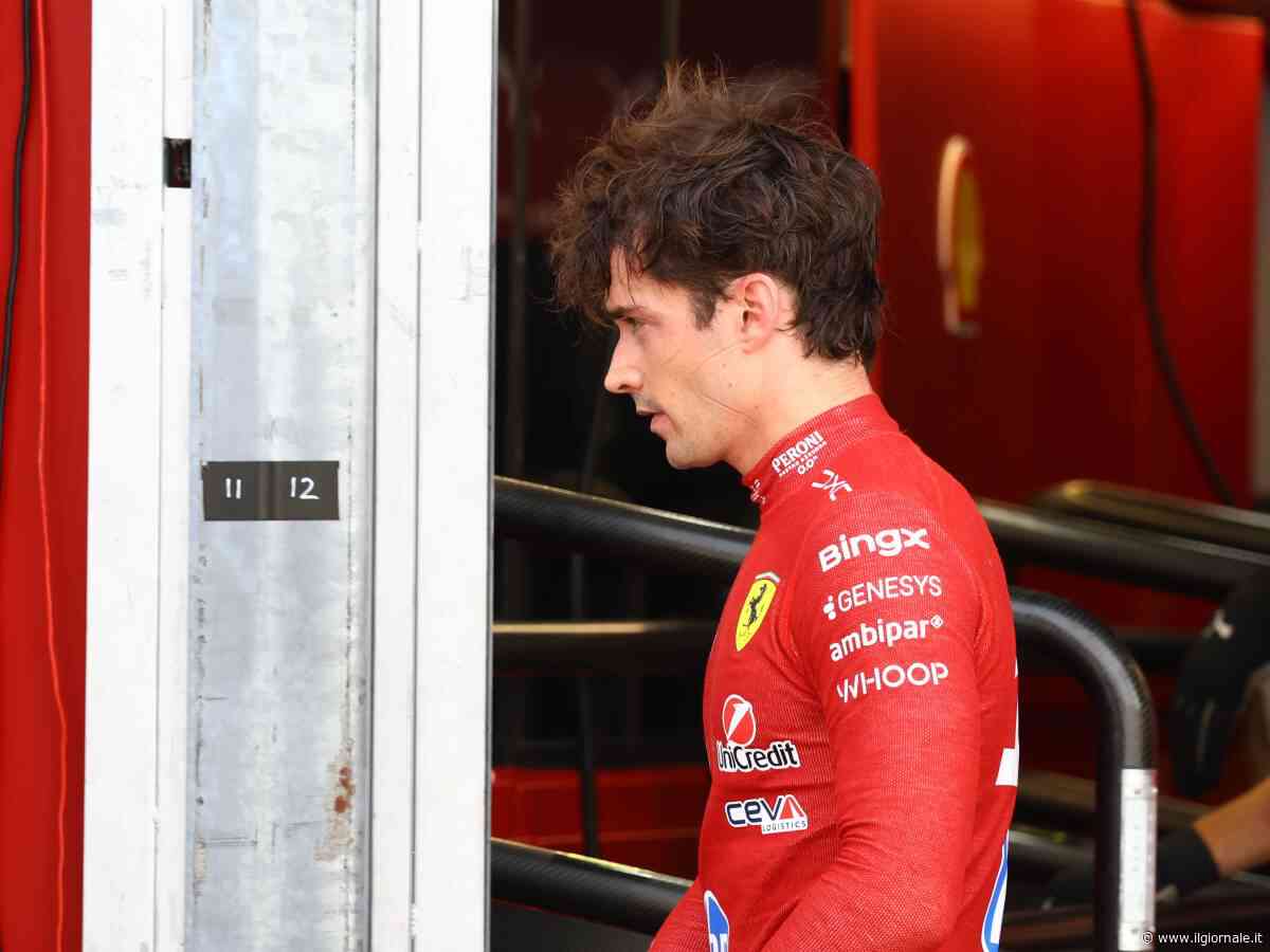 Furia Leclerc con la Ferrari dopo lo schianto in pista: "Fo***ti freni, non mi prenderò la colpa di questo incidente"