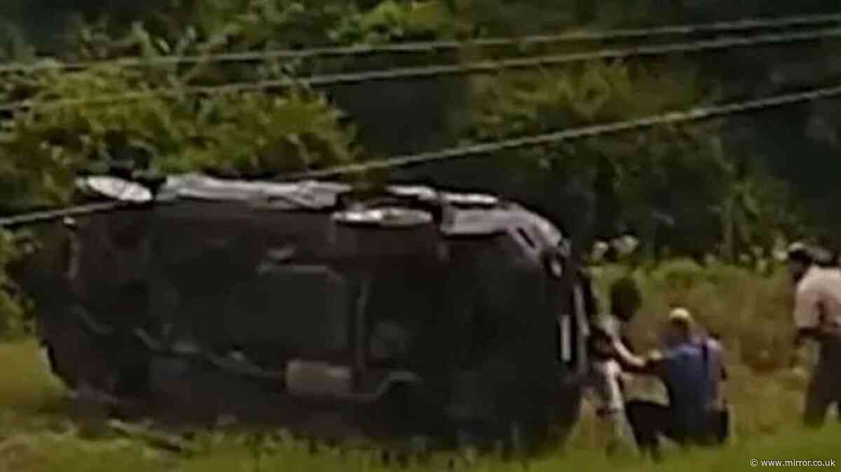 Baby flung from car during police chase as driver hit 100mph