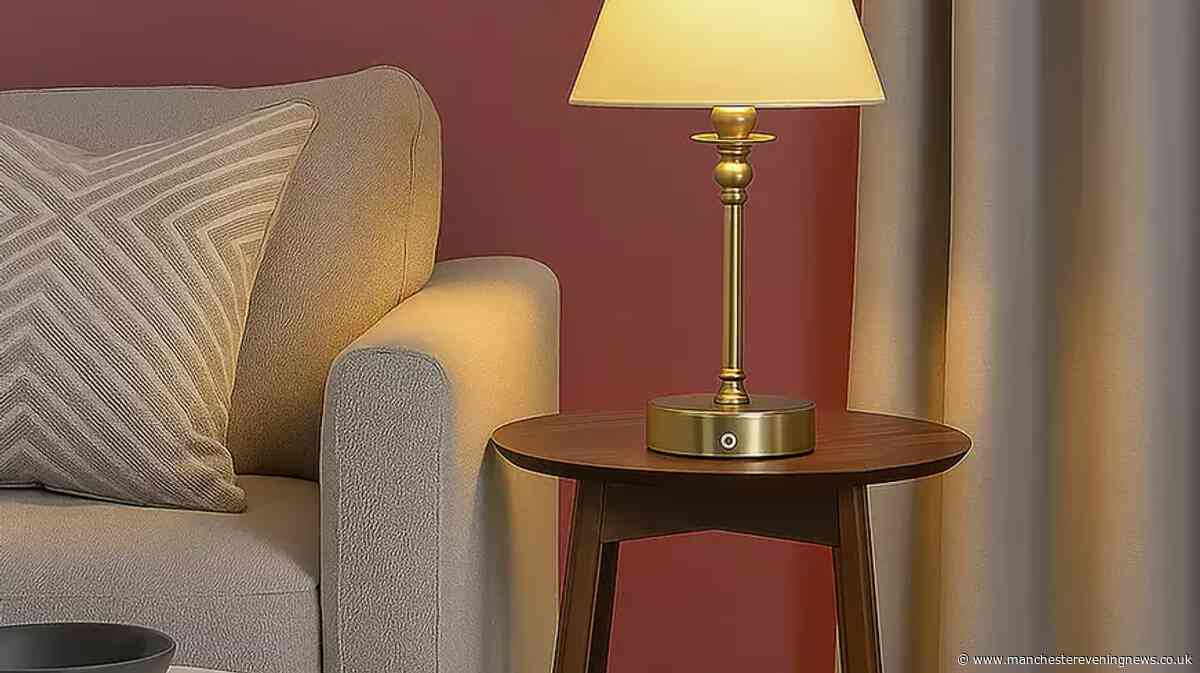 'Brilliant' for areas without sockets lamp drops to £6 from £30 in Argos deal stack