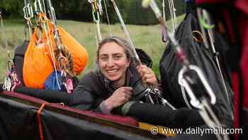 British adventurer becomes the first woman to cross the Atlantic Ocean in a hydrogen gas balloon