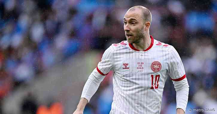 Christian Eriksen collapses on pitch as Denmark friendly abandoned