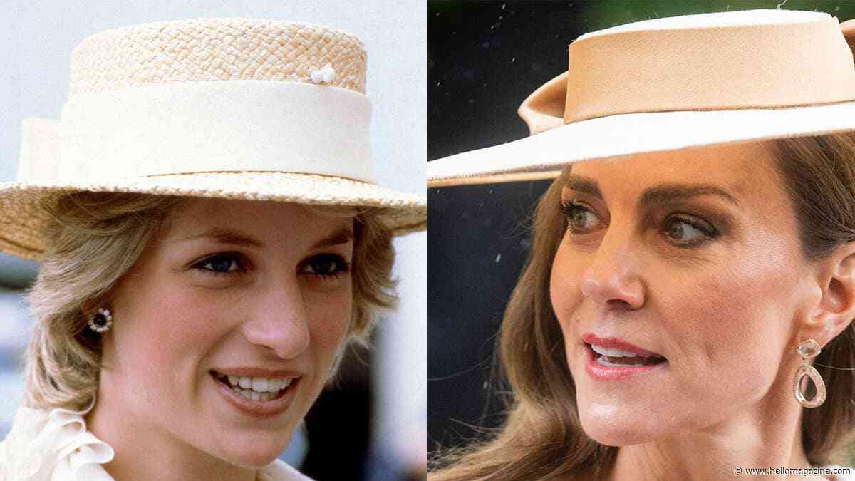 Kate Middleton wore jewellery from Princess Diana's vault at Peter Phillips' wedding