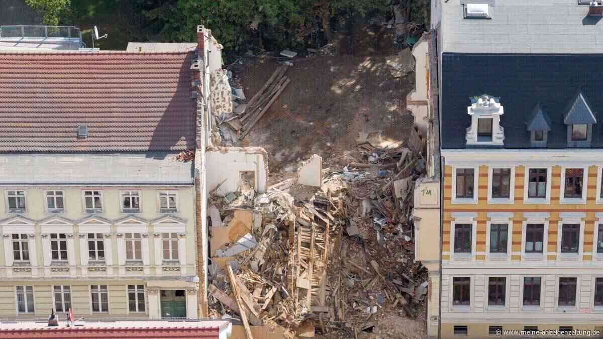 Zwei Festnahmen nach Hauseinsturz in Görlitz