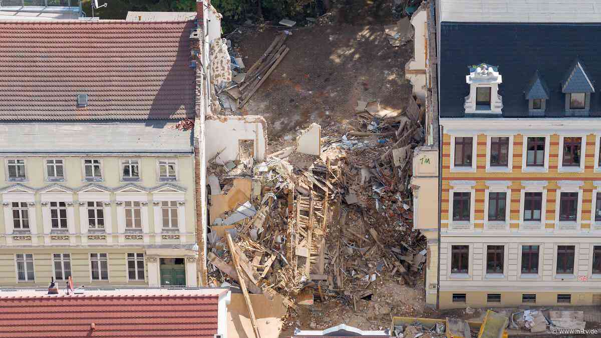 Manipulierten sie Rohre?: Polizei nimmt zwei Männer nach Hauseinsturz in Görlitz fest