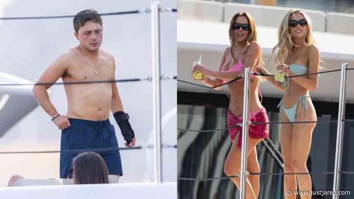 Shirtless Jake Shane Joins Alix Earle & Anastasia Karanikolaou in Bikinis on a Yacht During Monaco Grand Prix Weekend