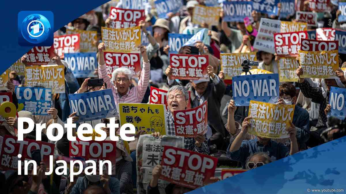 Mögliche Verfassungsänderung: Proteste in Japan gegen Abkehr vom Pazifismus