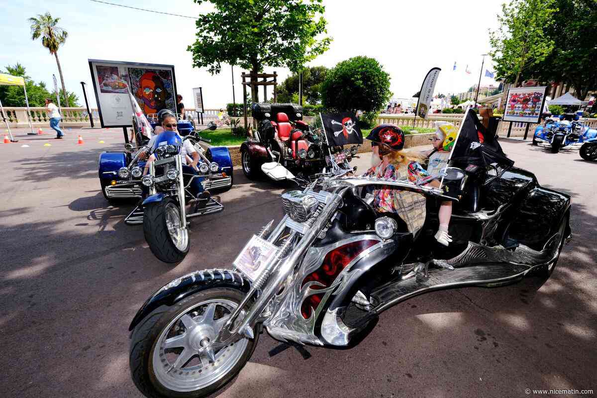 « On retrouve l’esprit de la moto. Et surtout, on sait pourquoi on le fait » : sur leurs étonnants bolides, ces bikers récoltent des fonds pour les enfants de l’hôpital de Grasse