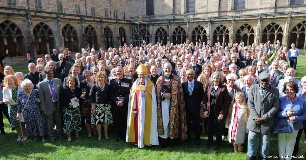 Hundreds gather for packed out service at Durham Cathedral as new bishop is installed