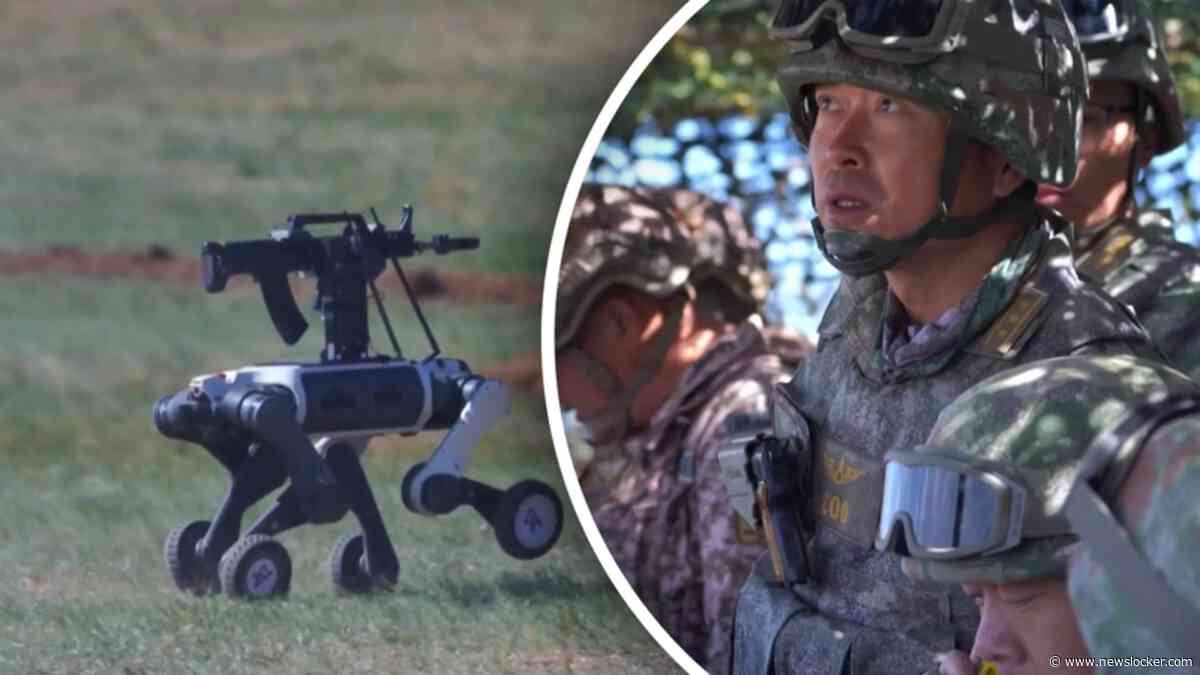 Chinese leger deelt beelden: robotwolven ingezet op slagveld