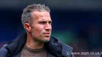 Van Persie sacked as Feyenoord manager