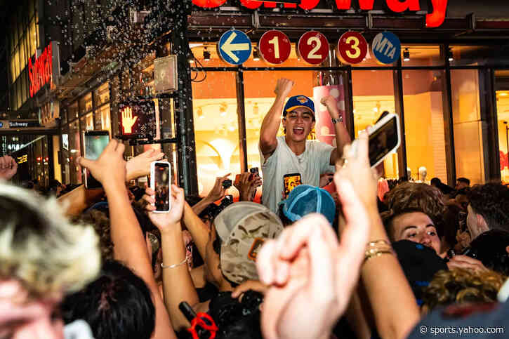 NBA Finals Game 3 watch party outside MSG canceled with Trump expected