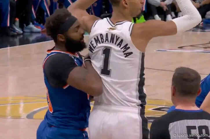 NBA rescinds Knicks center Mitchell Robinson’s controversial technical foul from Game 2