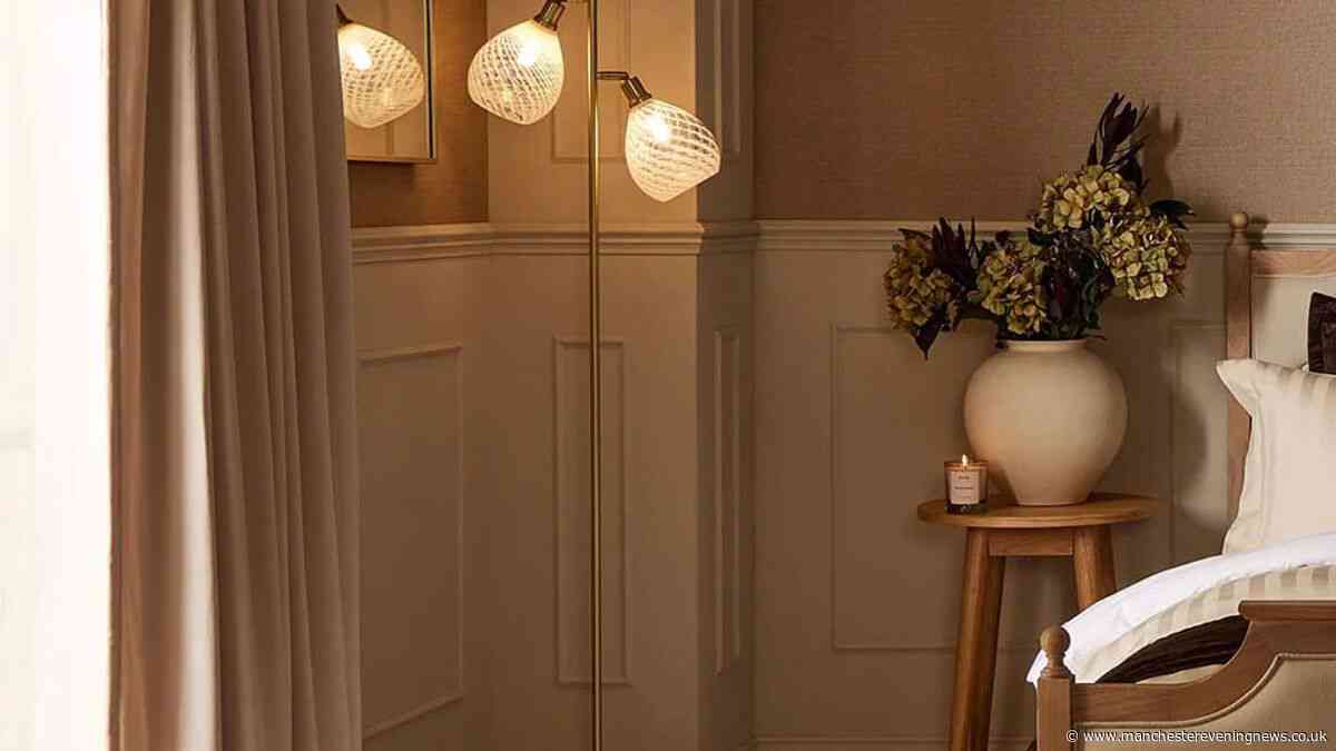 Dusk reduces 'elegant' £89 corner lamp to £56 that 'floods my living room with light'