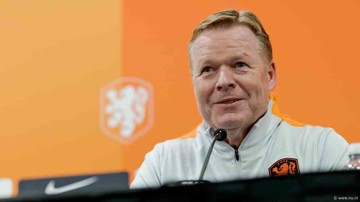 Koeman over WK op grote afstand van zieke vrouw Bartina: 'Het is lastig'