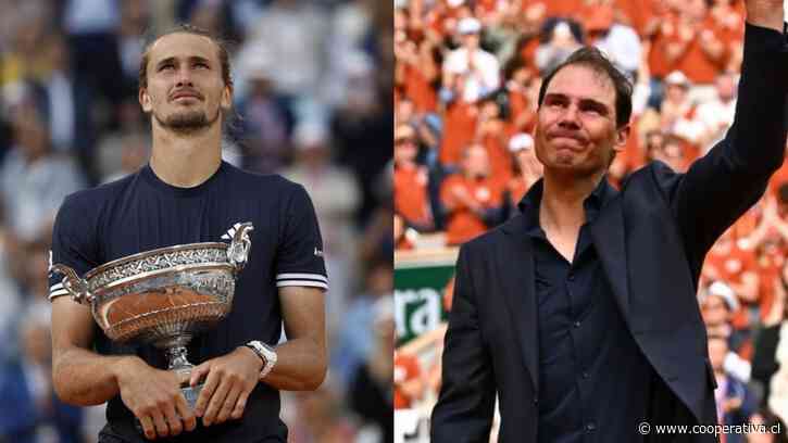 Nadal felicitó a Zverev por su título en Roland Garros: "Lo has perseguido mucho tiempo, lo mereces"