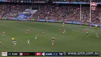 Match clock stops on 44 seconds