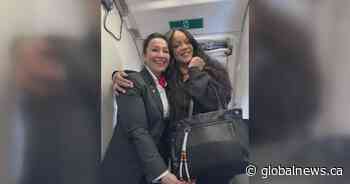 Rihanna thanks First Nations flight attendant for ‘very special’ gift