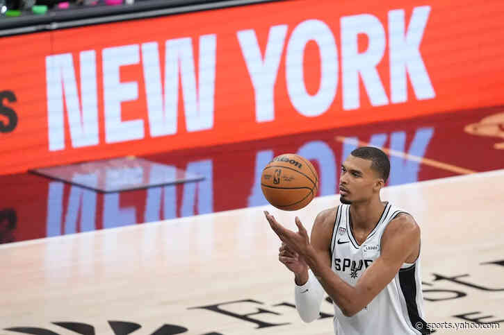 Victor Wembanyama says he's 'built for' the pressure of the NBA Finals with the Spurs down 2-0