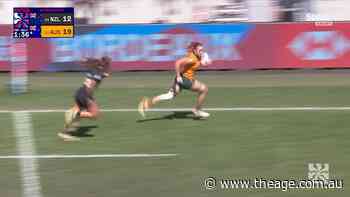 Levi powers away for long-range try