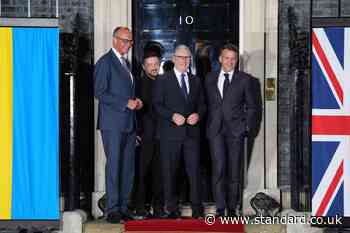 Starmer hosts Zelensky and French and German leaders for talks on Ukraine