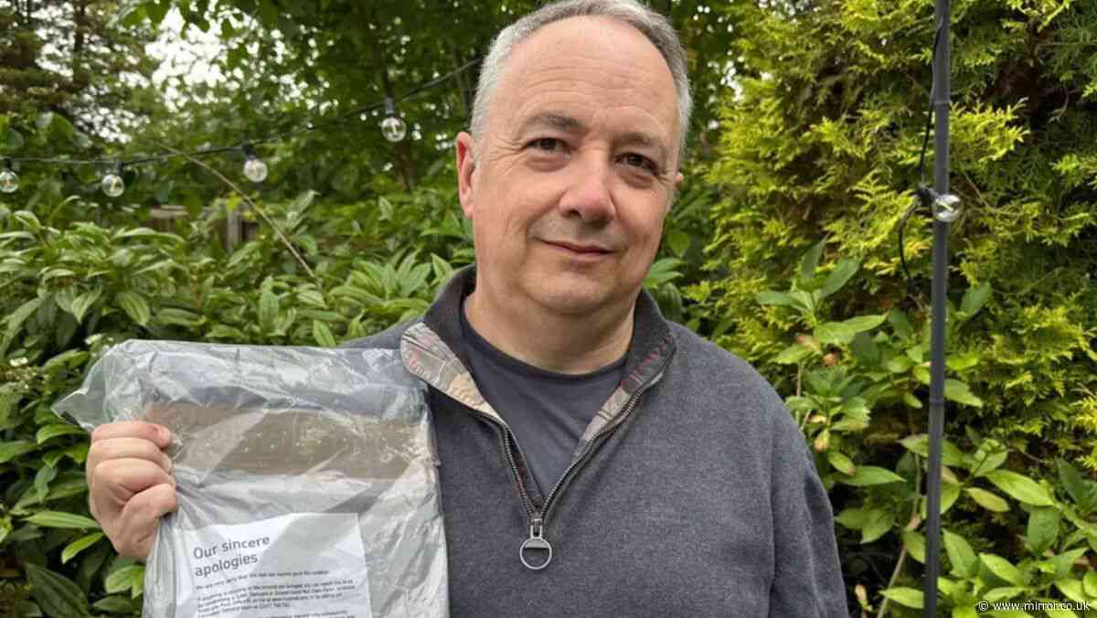 Dad receives Mother & Baby magazine in the post with note attached - 19 years after he ordered it