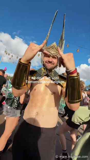 42 days left until Tomorrowland Belgium