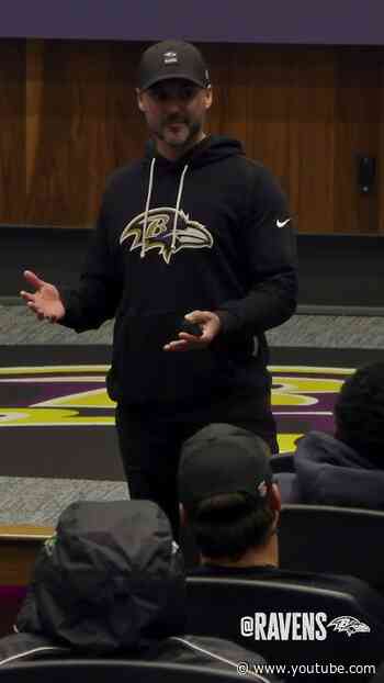 Inside the first team meeting with Jesse Minter as head coach