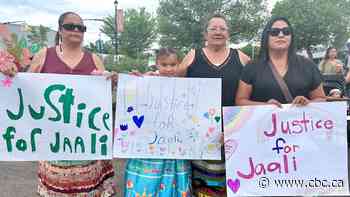 Family pushes for accountability in young mother's death at 'Justice for Jaali' walk